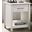Celeste 20 Inch 1-Drawer Nightstand Bedside Table In White