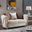 Chanelle Thick Velvet Fabric Upholstered Loveseat Made With Wood In Beige