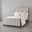 Channel Candid Fleece Queen Bed In White