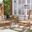 Chantelle Outdoor Set in Light Brown