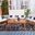 Chaston 4 Piece Outdoor Living Set with Accent Pillows In Black and Beige