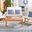 Chaston 4 Piece Outdoor Living Set with Accent Pillows in Beige