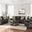 Chatterton Living Room Set In Granite