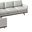 Chester 3-Piece Leather Living Room Sofa Set with Birch Wood Base In White