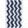 Chevron Tufted Bath Mat Set of 2 in Blue PMB727E-2134-SET2