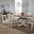 Choices Antique White 42 Inch Extendable Dining Room Set