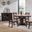 Choices Black Oak 42 Inch Extendable Dining Room Set