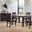 Choices Black Oak 47 Inch Extendable Dining Room Set