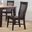 Choices Black Oak Side Chair With Slat Back Set of 2