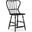 Ciao Bella Spindle Back Counter Stool-Black