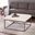 Ciarin Upholstered Cocktail Ottoman In Cream