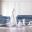 Civellutino Living Room Set In Light Blue