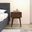 Clara Solid Wood Walnut Night Stand