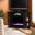Claremont Color Changing Convertible Fireplace In Black