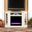 Claremont Color Changing Convertible Fireplace In Ivory