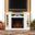 Claremont Convertible Media Electric Fireplace In Ivory
