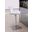 Clay White Adjustable Barstool
