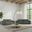 Clayton Living Room Set In Anthracite Gray