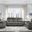 Clifton Gray Double Reclining Living Room Set With Drop Down Cup Holders