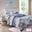 Cloud Cotton Printed 4 Piece Comforter Set In Blue