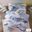 Cloud Cotton Soft Wash Printed 4 Piece Twin Duvet Cover Set In Blue