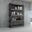 Cloud Curio Unit in Grey High Gloss