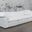 Cloud Puff White 3 Piece Slipcovered Modular Sectional Sofa