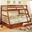 California III Oak 2 Drawer Twin Over Full Bunk Bed