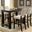 Sania Ii Antique Black Bar Set