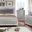 Brachium Silver Upholstered Panel Bedroom Set