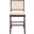 Colette Rattan Counter Stool In Walnut And Natural