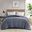 Comfort Cool Jersey Knit Oversized Down Alternative Full/Queen Comforter In Navy