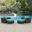 Convene 4-Piece Outdoor Patio Sectional Set In Espresso Turquoise