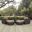 Convene Espresso Mocha 5 Piece Outdoor Patio Sectional Set EEI-2201-EXP-MOC-SET