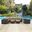 Convene Espresso Mocha 9 Piece Outdoor Patio Sectional Set