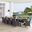 Convene Espresso Peridot 11 Piece Outdoor Patio Dining Set EEI-2219-EXP-PER-SET