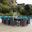 Convene Espresso Turquoise 11 Piece Outdoor Patio Dining Set EEI-2240-EXP-TRQ-SET