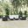 Convene Espresso White 7 Piece Outdoor Patio Sectional Set EEI-2200-EXP-WHI-SET