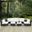 Convene Espresso White 8 Piece Outdoor Patio Sectional Set EEI-2204-EXP-WHI-SET