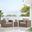 Convene Outdoor Patio 3 Piece Furniture Set In Cappuccino Gray