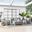 Conway 4-Piece Outdoor Patio Wicker Rattan Furniture Set EEI-5095-GRY