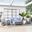 Conway 4-Piece Outdoor Patio Wicker Rattan Furniture Set EEI-5095-LBU