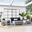 Conway 4-Piece Outdoor Patio Wicker Rattan Furniture Set EEI-5095-NAV