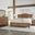 Cool Farmhouse Sleigh Storage Bedroom Set In Natural