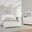 Cool Farmhouse Sleigh Bedroom Set In Soft White