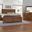 Cool Rustic Mansion Bedroom Set In Amber