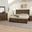 Cool Rustic Mansion Bedroom Set With Footboard Storage In Mink