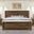 Cool Rustic Plank Bedroom Set In Mink