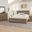 Cool Rustic Plank Bedroom Set In Stone Grey