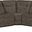 Cooper 7 Piece Modular Manual Reclining Sectional In Shadow Brown